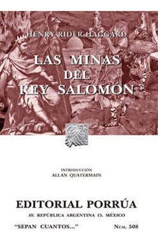 Libro: # 508. Las Minas Del Rey Salomón