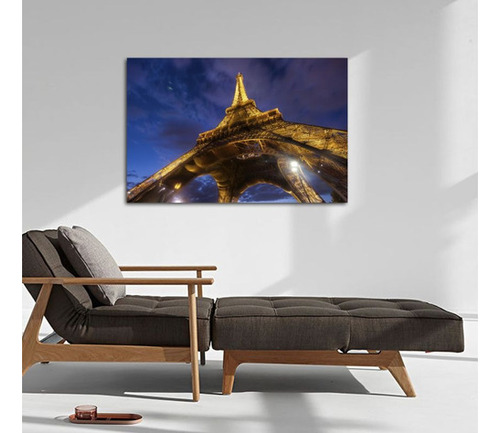 Vinilo Decorativo 20x30cm Torre Eiffel De Abajo