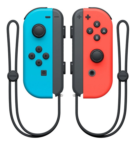 Control joystick inalámbrico Nintendo Switch Joy-Con (L)/(R) Neón rojo neón y azul neón