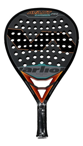 Paleta De Padel Varlion Avant Carbon Pro Hexagon Black Ltd