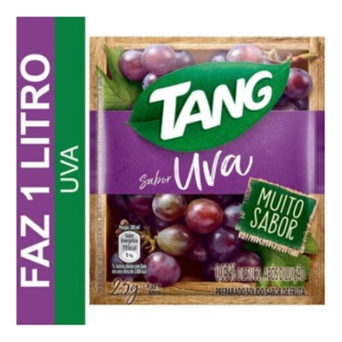 Suco de uva  Mondelez  Tang líquido sem glúten 15 L pack x 15