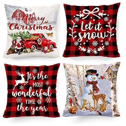 Pinata Fundas De Almohadas De Navidad 18x18 Winter Wxk8x