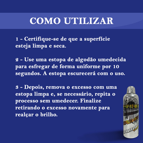 Kit De Polimento E Espelhamento Pugas Roda Tanque Caminhão