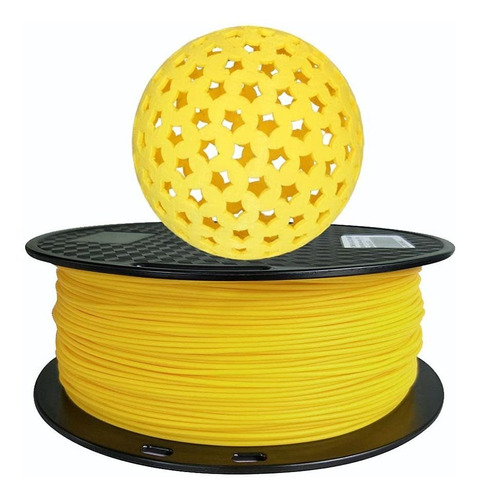 Filamento Pla Max Pla +  Pla Amarillo 0.069 in 2.2 lbs   Flm