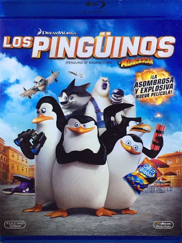 Los Pingüinos De Madagascar / Blu Ray / Skipper / 2014