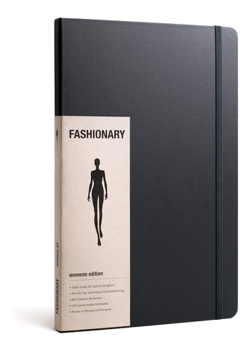 Fashionary Sketchbook Women A5 Cuaderno De Bocetos 14x21cm
