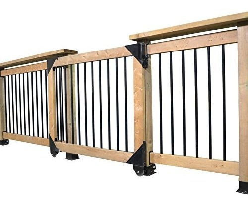 Imagen 1 de 4 de Pylex 11052 - Kit De Puerta Corredera, Color Negro