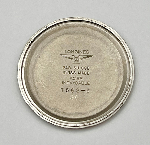 Longines Calibre 19.4 Años 1950 Caja De Acero A Cuerda #01 Negro Claro Plateado (Usado)