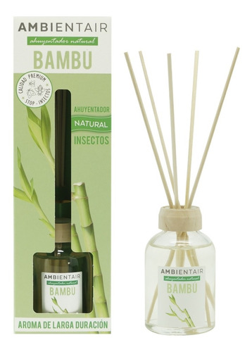 Difusor Aromatico Varillas Esencia Bambu 50ml Ambientair