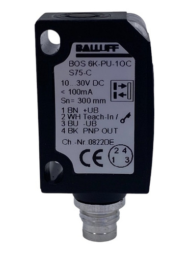 Bos 6k-pu-10c-s75-c Balluff Sensor Fotoelectrico