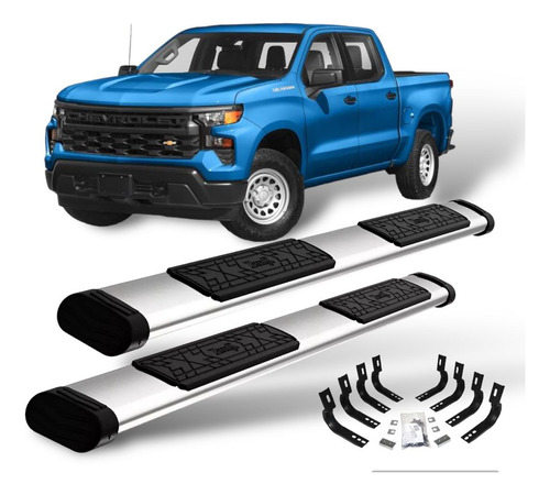 Estribos Chevrolet Silverado 1500 2014 - 2015 Doble Cabina