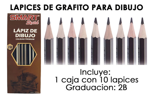 Caja Lapices Dibujo Escoge Elige Graduacion Grafito Mayoreo