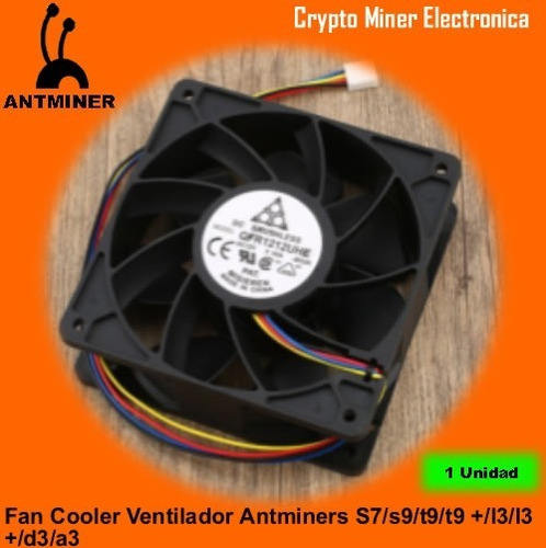 Fan Cooler Ventilador Antminers S7/s9/t9/t9 +/l3/l3 +/d3/a3