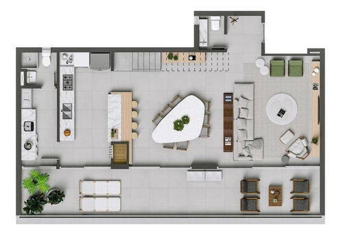 Imagem 5 de 30 de Apartamento Com 3 Dormitórios À Venda Com 4020m² Por R$ 1.689.661,00 No Bairro Juvevê - Curitiba / Pr - Jardim - 930044