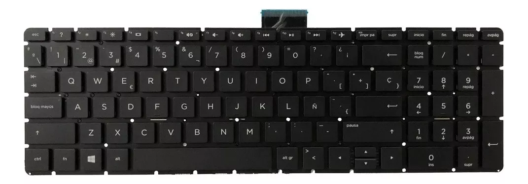 Tercera imagen para búsqueda de teclado de laptop hp