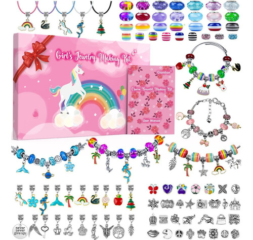 Set Para Hacer Pulseras, Collares, Joyas, Regalos Para Niñas