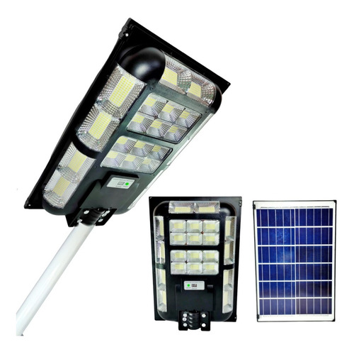 Lampara Solar Led 300w Suburbana Para Alumbrado Publico