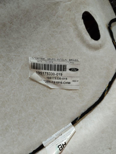 Forro De Teto Ford Ka Hatch 2015-18 (somente Retirada) (Usado)