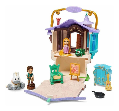 Rapunzel Tangled Play Set Animators Little 10 Pzas Disney St