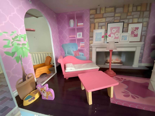Casa De Muñecas Kidkraft Con Accesorios (Usado)
