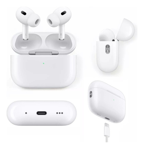 Airpods Pro 2da Gen Calidad Oem Magsafe Auriculares Blancos Blanco (Reacondicionado)
