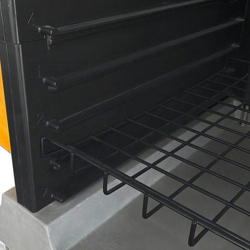 Carrito Para Camarista Gris Con Doble Bolsa