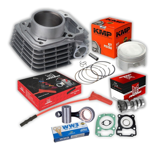 Kit Aumento De Potencia Para Fan125 09p/150cc C/comando 285°