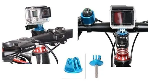 Adaptador Monopod 1/4 Tripode Selfie Aluminio Cámara Gopro