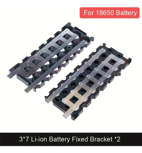 Soporte De Batería De 12 V, 7 Ah, Para Batería 18650, 3 X 7