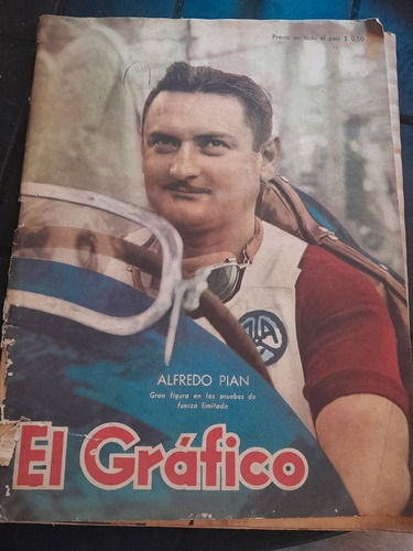 Revista El Gráfico Velez Rosario Central 30 09 1949 N1573