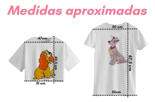Dúo De Playeras La Dama Y El Vagabundo - Regalo Para Parejas
