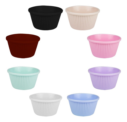 Salsero Ramekin De Melamina Colores 4 Oz (120ml) 20 Piezas