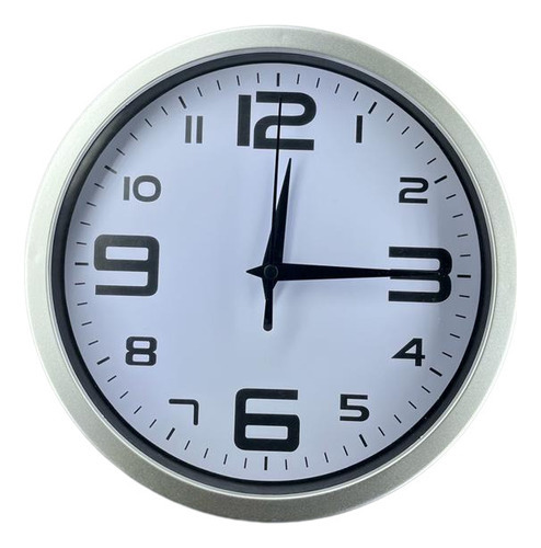 Relógio De Parede Redondo Clássico 20cm Decorativo Moderno Cor da estrutura Sortido