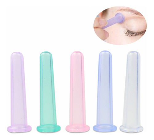 Miniventosas De Silicona Para Rostro Y Ojos, 5 Unidades