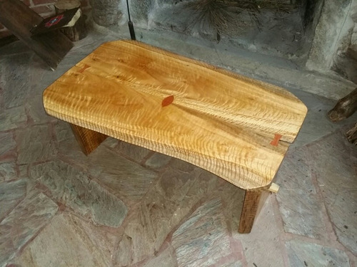 Mesa De Madera Maciza Rustica Barnizada