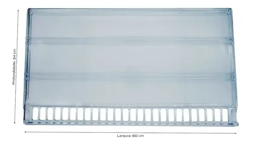Prateleira Refrigerador Bosch Kdn46 Original 60x34 - 715537