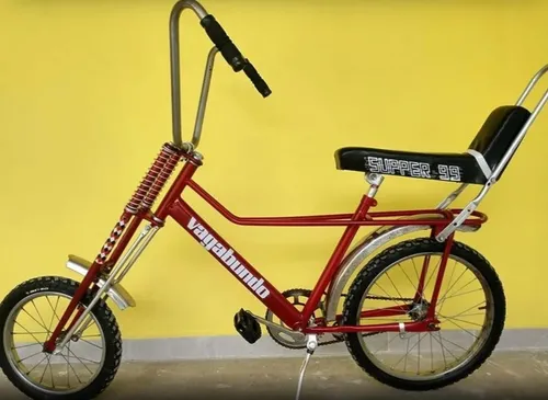 Manubrio Bicicleta Estilo Vagabundo Cromado Alto Cl sico