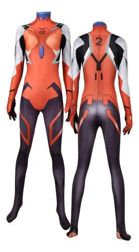 Disfraz De Rei Mari For Cosplay De Soryu Langley Ayanami Pa