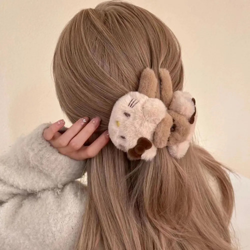 A Garra Para El Pelo Con Forma De Flor Hawaiana