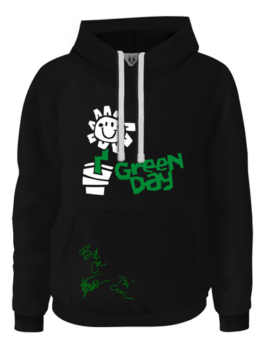 Hoodie Buzo Buso Saco Rock Green Day Kerplunk Flor