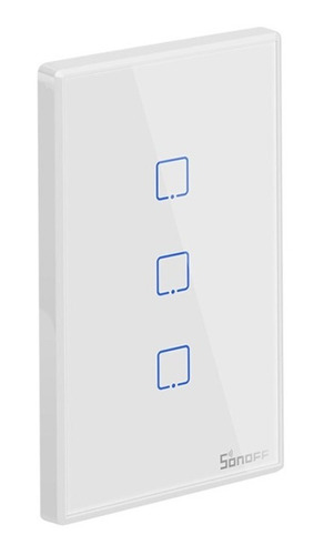 Interruptor Triple Táctil Para Luz De Pared Inteligente Wifi