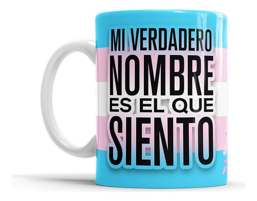 Taza Cerámica Cris Miró Orgullo Trans Lgbt