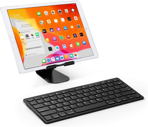 Teclado Bluetooth Ultradelgado Omoton Compatible Con iPad