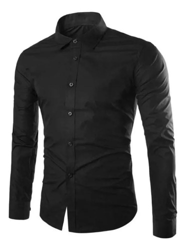 Camisa Elastizada Entallada Slimfit Topquality Vestiroficina