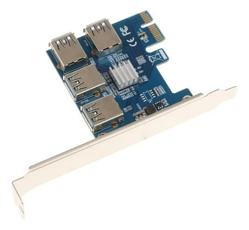 Adaptador Riser Pcie Express 4puertos