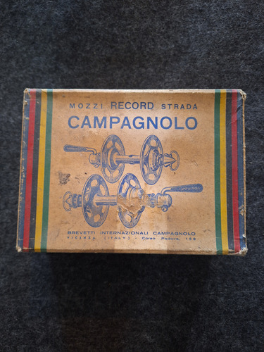 Mazas Campagnolo Record Plateado