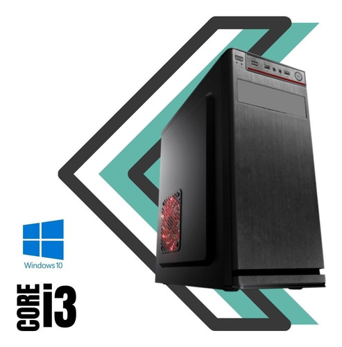 Cpu Core I3 4gb Ram Hd 500gb Win10 Com Programas Básicos