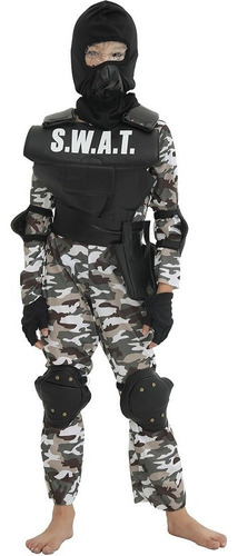 Fantasia Infantil De Polícia Swat Police Soldier