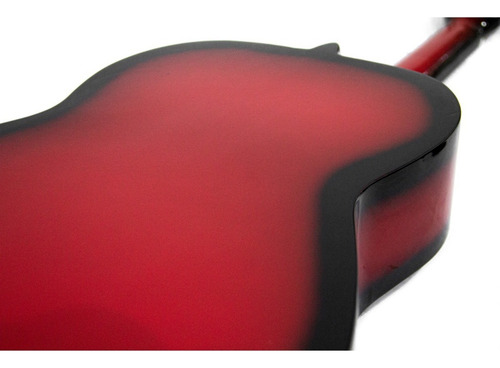 Guitarra Acústica Clásica Cuerdas De Nylon Cl1-rojo Color Rojo Orientación De La Mano Derecha