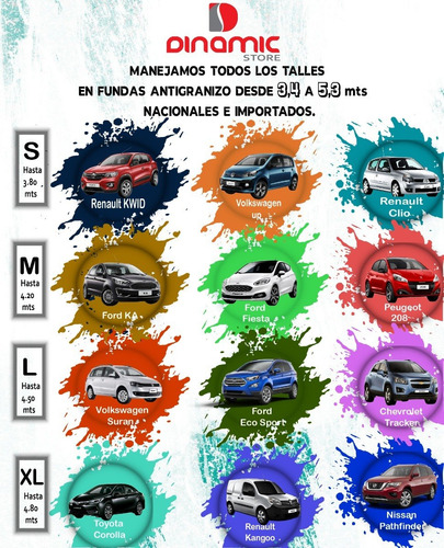 Imagen 5 de 5 de Funda Cubre Auto Cobertor Antigranizo 2 En 1